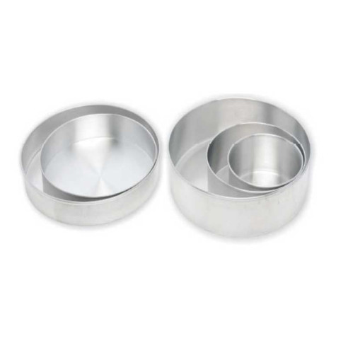 Molde Redondo de Aluminio de 15 x 7.5 Centimetros KING METAL CPR063