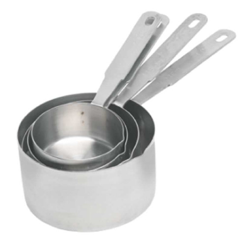 Tazas de Acero Inoxidable para Medir, Set 4 Piezas KING METAL MCH4