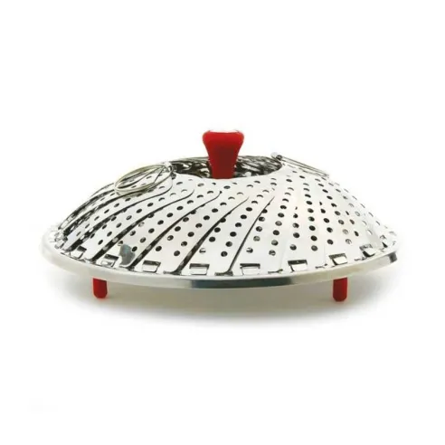 Canasta al Vapor Grande para Vegetales y Verduras de Acero Inoxidable NORPRO 177