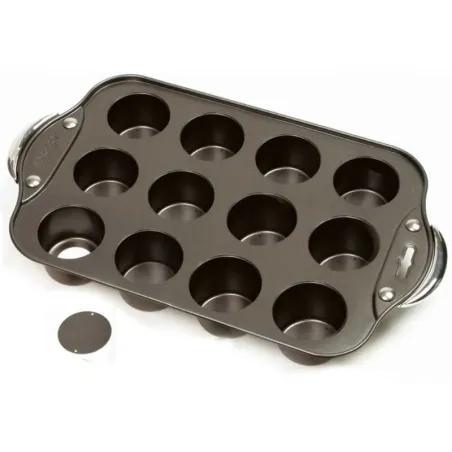 Molde con Fondo Falso para Chessecake de 12 Cavidades NORPRO 3919