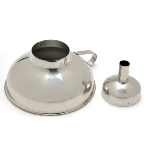 Embudo de Acero Inoxidable de Boquilla Ancha y Boquilla Fina NORPRO 255