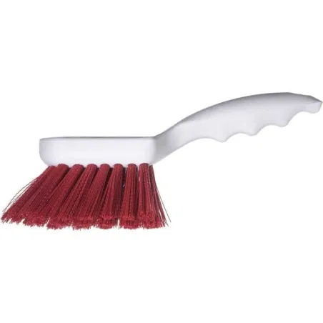 Cepillo de Cerdas de Polyester de 8 Pulgadas de Color Rojo CARLISLE 40541EC05