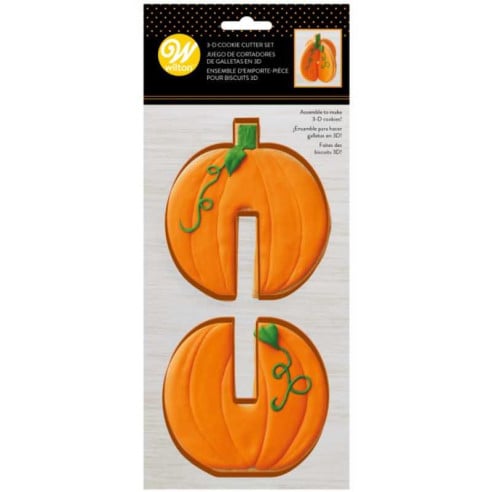 Cortador de Galletas de Calabaza de 3D, Set de 2 Unidades WILTON 2308-0-0296