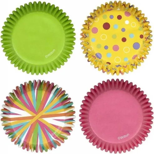 Capsulas Sweet Dots/ Stripes, 150 Unidades WILTON 415-8121