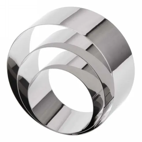 Aro de Acero Inoxidable de 10 x 4 Centimetros KING METAL CRR6