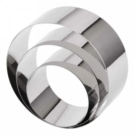 Aro de Acero Inoxidable de 10 x 4 Centimetros KING METAL CRR6
