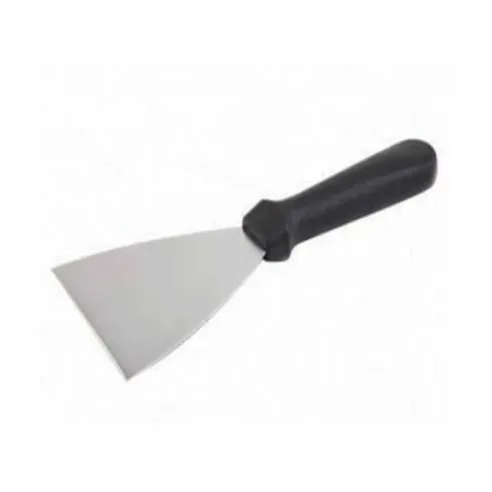 Rasqueta de Acero Inoxidable con Mango Plastico de 8 Centimetros KING METAL SCR3