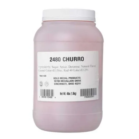 Saborizante para Popcorn Sabor a Churro de 4 Libras GOLD MEDAL 2480