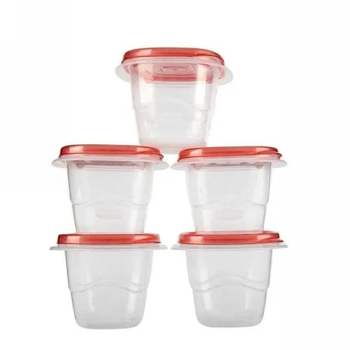 Contenedor Cuadrado Takealongs de 2.1 Tazas, Set de 5 Piezas  RUBBERMAID 2086739