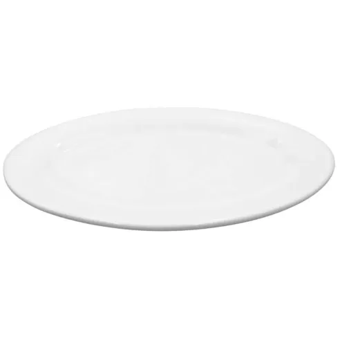 Plato Ovalado de Porcelana Borde Delgado 10 Pulgadas Blanco CATER MAX A822
