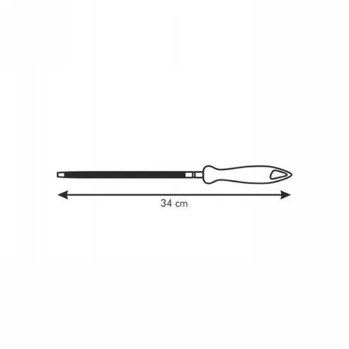 Chaira de Acero Inoxidable con Mango de Plastico de 34 Centimetros TESCOMA 863050