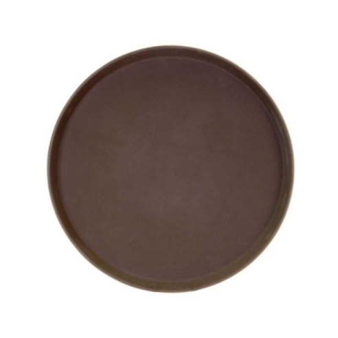 Azafate Antideslizante de 16 Pulgadas de Color Cafe MASTER CHEF 1600PT