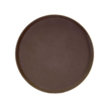 Azafate Antideslizante de 16 Pulgadas de Color Cafe MASTER CHEF 1600PT