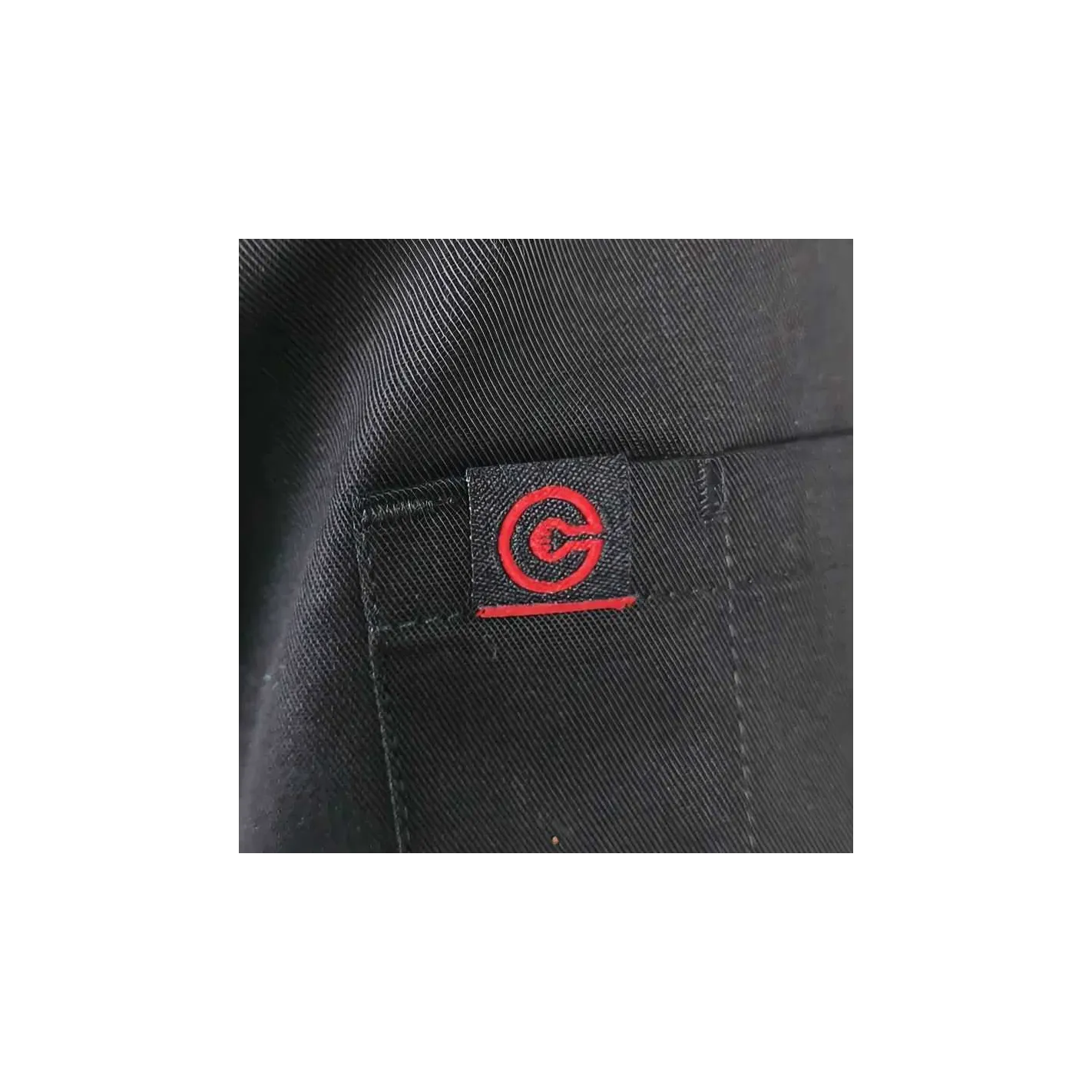 Gabacha Filipina Ejecutiva para Chef Negra CHECKEDOUT CU104C0100F-L