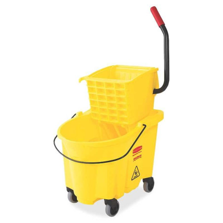 Carrito Escurridor WaveBrake de 26 Quartos de Color Amarillo RUBBERMAID FG748000YEL