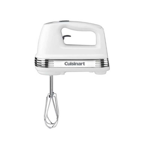Batidora de Mano CUISINART HM-70 Blanca, 7 Velocidades, Cromo Elegante CUISINART HM-70