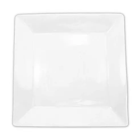 Plato Cuadrado de Porcelana 6-1/8 Pulgadas Blanco CATER MAX 17105