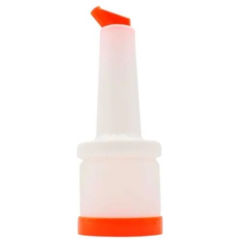 Botella para Licor de 0.5 Quartos de Tapa Naranja MASTER CHEF JW-BSP0.5-OR