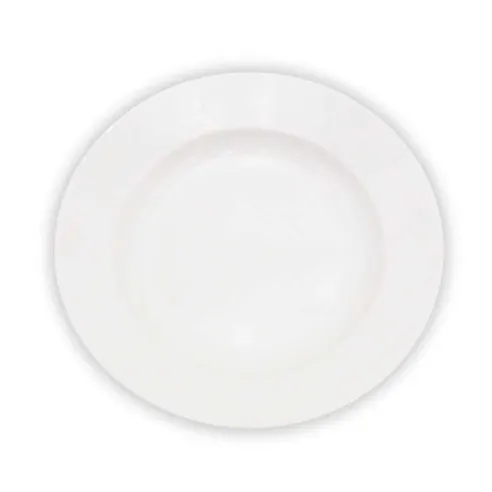 Plato para Sopa Leave de Porcelana 10.5 Pulgadas Blanco ARNI C1414