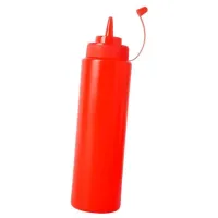 Botella de Salsas de Color Rojo de 710 Mililitros MASTER CHEF 6124-RE