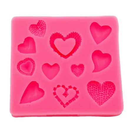 Molde de Silicon de Corazones  MASTER CHEF 0760316