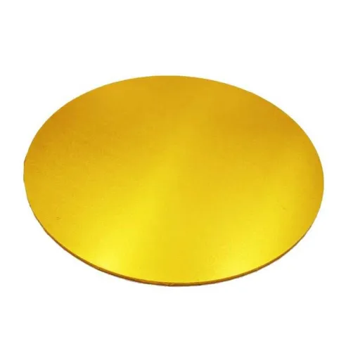 Disco Carton Redondo, Liso, Dorado de 14 Pulgadas MASTER CHEF B01-CB006-14