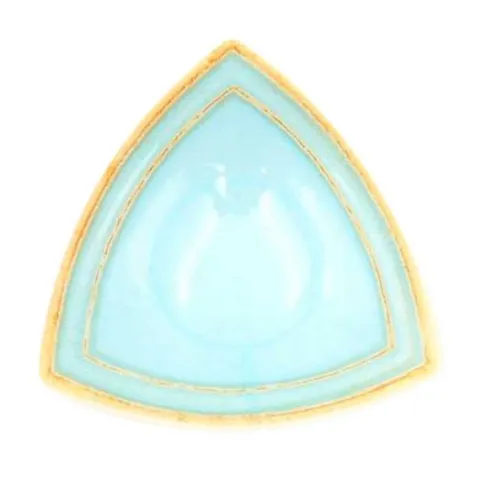 Bowl Triangular de Melamina de 7.5 Pulgadas de Color Verde Claro MASTER CHEF B800