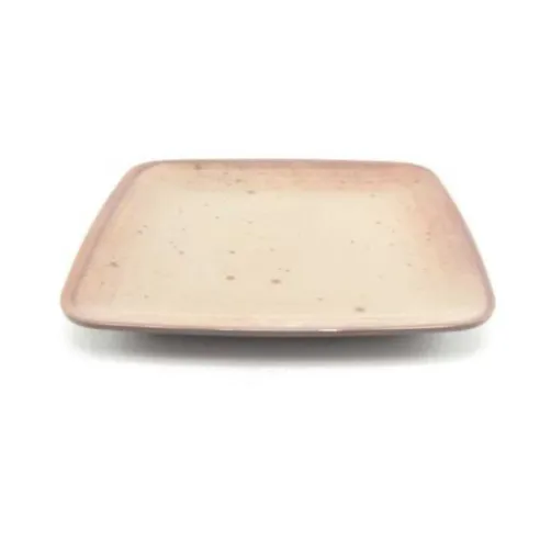 Plato Cuadrado de Melamina de Color Gris de 9 Pulgadas MASTER CHEF B792-GY