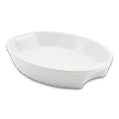 Plato Hondo Ovalado de Porcelana 9 Pulgadas Blanco CATER MAX 12507-1