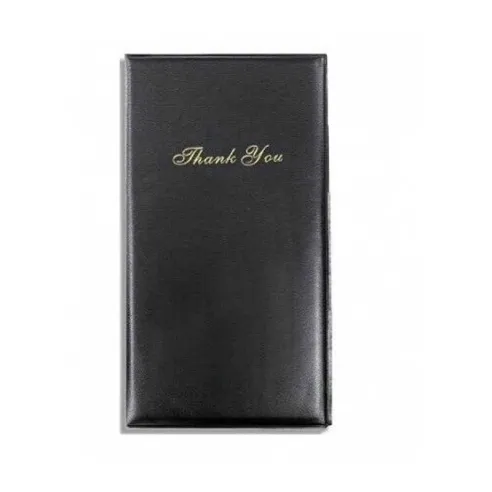 Porta Facturas de 9 x 5 Pulgadas, Color Negro  MASTER CHEF GCH-3BK