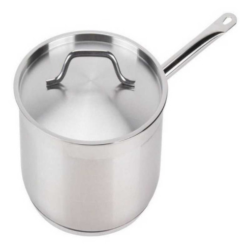 Olla Salsera de Acero Inoxidable con Tapa con Capacidad de 4.6 Quartos MASTER CHEF SP-45