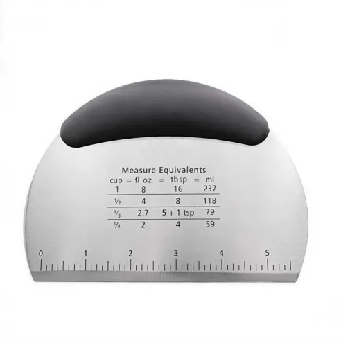 Rasqueta de Acero Inoxidable Negra MASTER CHEF BW02-003BLACK