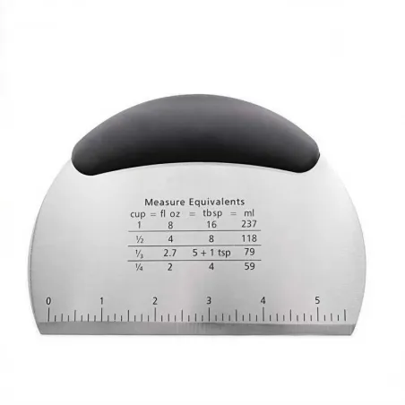 Rasqueta de Acero Inoxidable Negra MASTER CHEF BW02-003BLACK