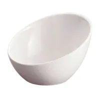 Bowl de Melamina de Color Blanco de 12.7 x 12.6 x 8.7 Centimetros MASTER CHEF C125