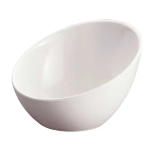 Bowl de Melamina de Color Blanco de 12.7 x 12.6 x 8.7 Centimetros MASTER CHEF C125