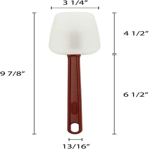 Espatula Cuchara de Silicon Resistente al Calor de 10.5 Pulgadas THUNDER PLSP010SHR