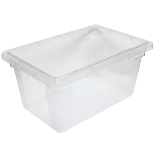 Caja de Policarbonato Transparente de 18 x 26 x 9 Pulgadas, Capacidada de 13 Galones THUNDER PLFB182609PC