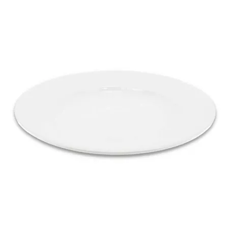 Plato Redondo de Porcelana Borde Ancho 11 Pulgadas Blanco CATER MAX 840