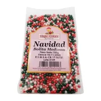 Confitillo Navidad Bolita Mediana de 100 Gramos MAGIC COLORS 7443006010117