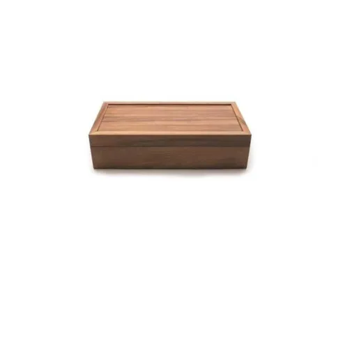 Caja de Madera para Sobres de Te de 14,75 x 7,75 x 3,75  Pulgadas IRONWOOD 28142