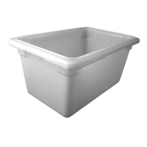 Caja de Polipropileno de 26 x 18 x 12 Pulgadas, Color Blanco, Capacidad 17 Galones  MASTER CHEF 8339PP