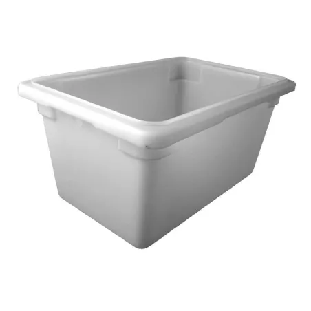 Caja de Polipropileno de 26 x 18 x 12 Pulgadas, Color Blanco, Capacidad 17 Galones  MASTER CHEF 8339PP