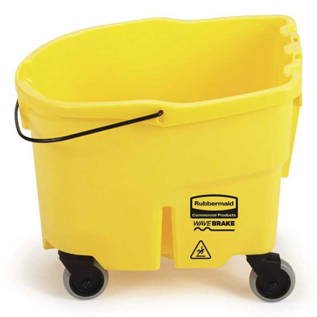 Carrito Escurridor WaveBrake de 26 Quartos de Color Amarillo RUBBERMAID FG748000YEL