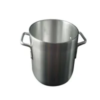 Olla Stock de  Aluminio sin Tapa de 24 Quartos MASTER CHEF ASTP-24