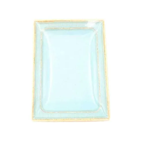 Plato Rectangular de Melamina de Color Verde Claro de 7 Pulgadas MASTER CHEF B806