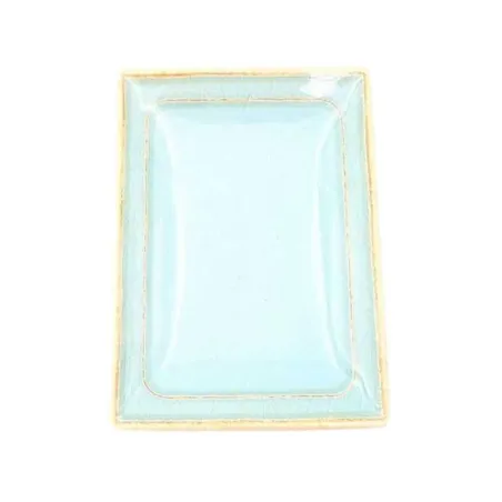 Plato Rectangular de Melamina de Color Verde Claro de 7 Pulgadas MASTER CHEF B806