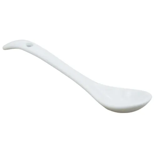 Cucharita de Porcelana Blanca de 4-1/2 Pulgadas CATER MAX 1234-3