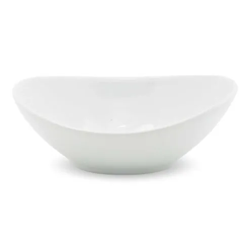 Bowl Ovalado de Porcelana 16 Centimetros Blanco CATER MAX 17080