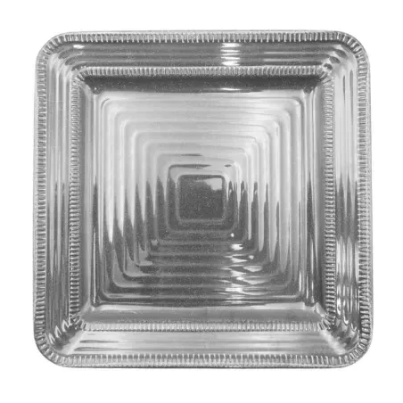 Platon Cuadrado de Melamina de Color Negro de 10.5 Pulgadas MASTER CHEF B861-BL