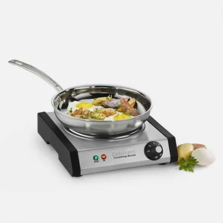 Plantilla Electrica de un Quemador de Acero Inoxidable CUISINART CB-30P1